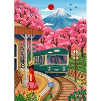 Pieces & Peace Fuji blossoms - puzzle image