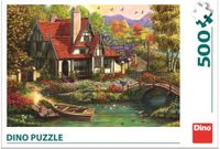 Dino Riverside cottage - puzzle image