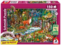 Schmidt Animals in the forests of Europe - obrázek puzzlí