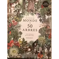 Marabout Le tour du monde en 50 arbres - パズル画像