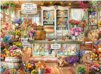 RoseArt All Seasons Flower Shop - puzzle image