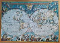 Unknown Historische Weltkarte - image du puzzle