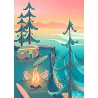 Villager Puzzles Coastal Camping - puzzle image