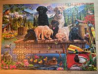 Schmidt A family of dogs at the lake - Puzzlebild