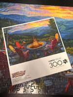 Buffalo Games Evening in the mountains - obrázek puzzlí