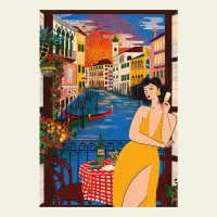 Sto Puzzle Incontro al Canal Grande - puzzle image