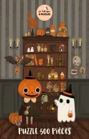 La fabrique a puzzles Mr Ghost rencontre Mme Citrouille - puzzle image