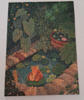 Trevell Frog in the garden - puzzle image