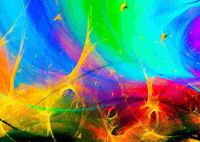 Enjoy Rainbow Fractals - puzzle image
