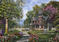 Schmidt Manor house with tower - puzzle image