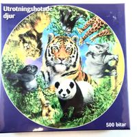 Världsnaturfonden Utrotningshotade djur - puzzle image