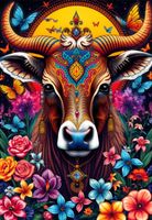 Alipson La vache et le secret des fleurs - puzzle image