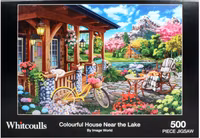 Whitcoulls Colourful House Near The Lake - obrázek puzzlí