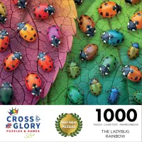 Cross & Glory Ladybug Rainbow - puzzle image