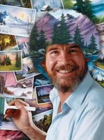 Aquarius Bob Ross Hair - obrázek puzzlí