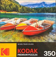 RoseArt Kodak: Colorful Boats on the Lake - puzzle image
