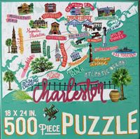 Charleston Postcard Co. Charleston, SC - obrázek puzzlí