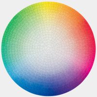 The Play Group 1000 Colour Wheel - puzzle image