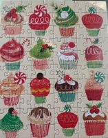 Werkshoppe Cupcakes and candy - puzzle image