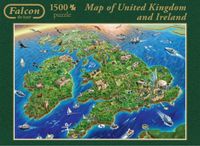 Map of United Kingdom and Ireland