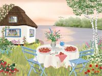Vissevasse Sweet Strawberries - puzzle image