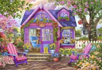 Bluebird She Shed - puzzle image