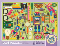 Cobble Hill Nerdy Junk Drawer - puzzle image