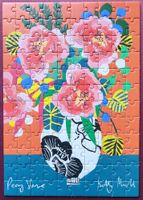 Galison Peony Vase - puzzle image