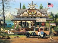 Buffalo Games Proud Lil' Angler - puzzle image