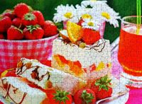 Ravensburger Strawberry Dessert - puzzle image