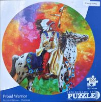 Indigenous Art Puzzle Proud Warrior - image du puzzle