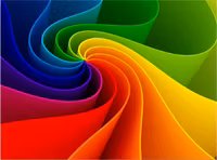 rainbow swirl.