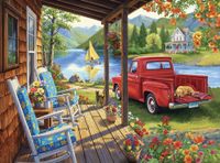 Cobble Hill Lake Life - puzzle image