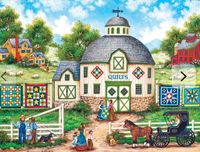 Masterpieces The quilt barn - puzzle image