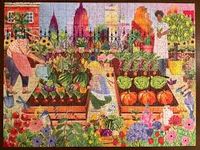 RoseArt Rooftop Garden - puzzle image