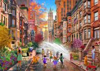Bluebird Hot Summer Days NYC - Puzzlebild