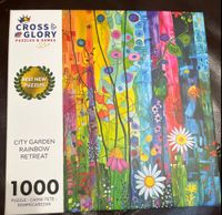 Cross & Glory City Garden Rainbow Retreat - puzzle image