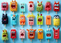Miniwan Monster Ice Cream - puzzle image