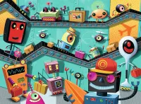 Ravensburger Robots - puzzle image