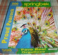 Springbok proud peacock - obrázek puzzlí