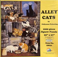 SunsOut Alley Cats - puzzle image