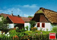 Dino Dřevěné chaloupky - puzzle image