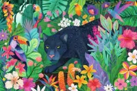 Ravensburger Panther in Flowery Jungle - obrázek puzzlí