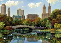 Educa Central Park Bow Bridge - obrázek puzzlí