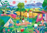 Pieces & Peace Summer camping - puzzle image
