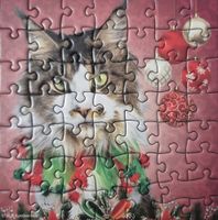 Eurographics Christmas Cats - 6 - puzzle image