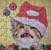 Eurographics Christmas Cats - 8 - puzzle image