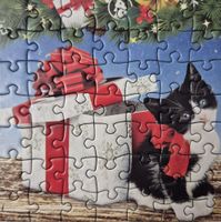 Eurographics Christmas Cats - 11 - puzzle image