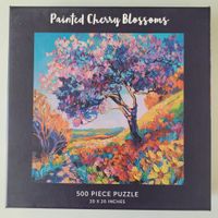 Galison Painted cherry blossoms - puzzle image