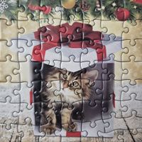 Eurographics Christmas Cats - 15 - puzzle image